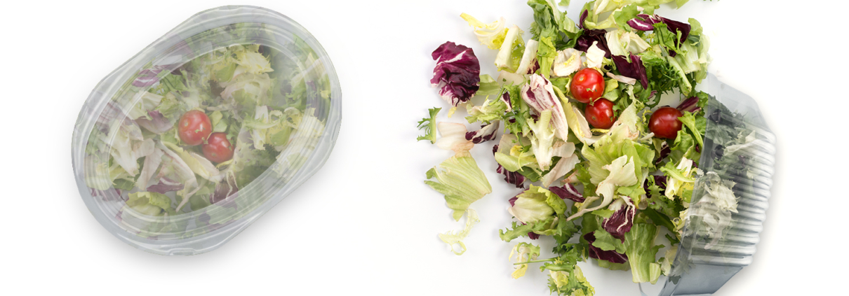 Упаковка для салатів та напівфабрикатів